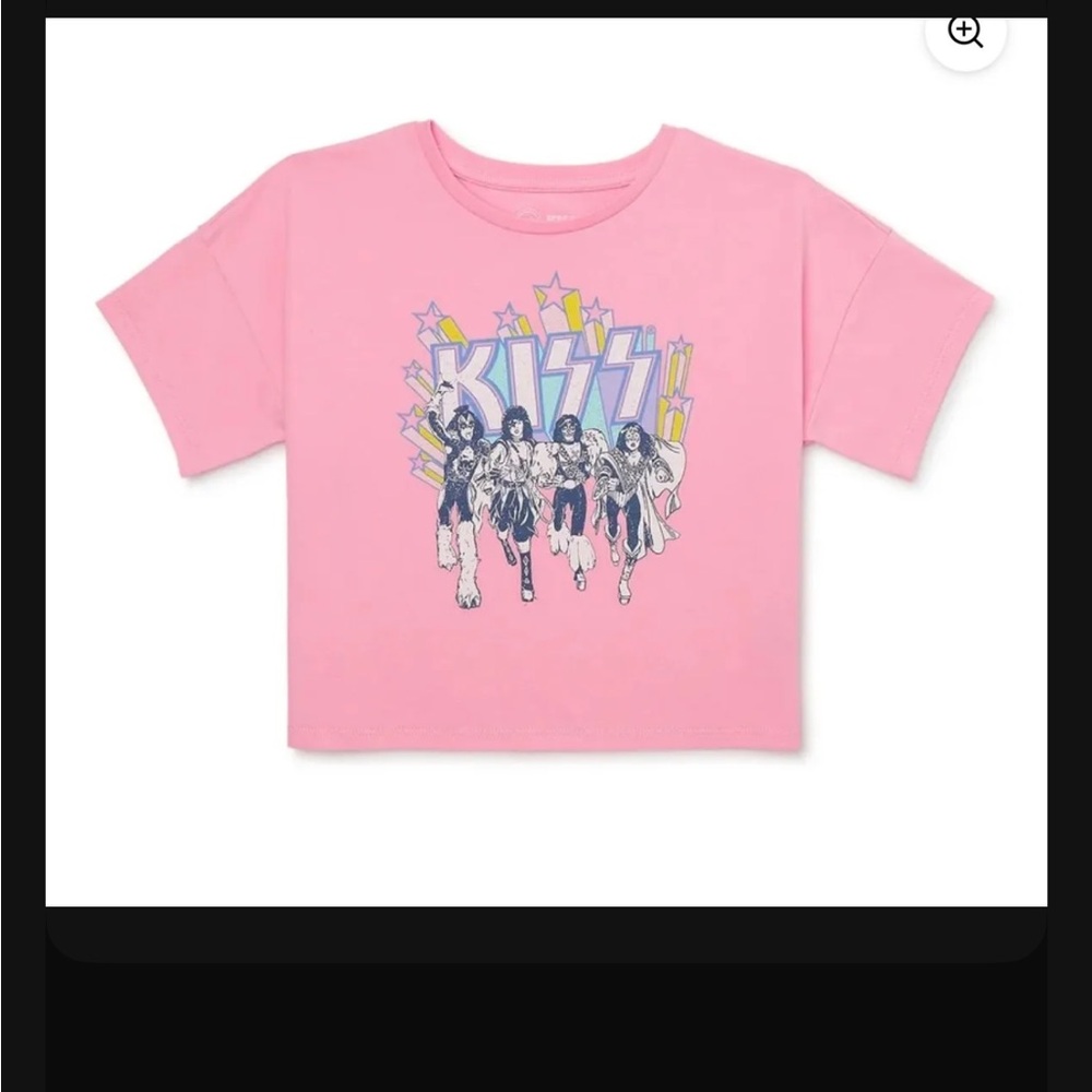NWT girls sz 8 KISS band shirt 1624